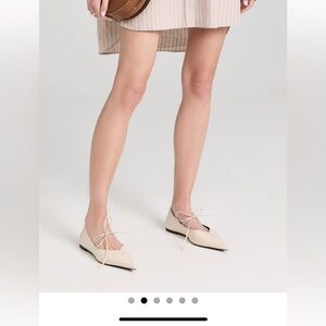 Anine Bing Cream Flats